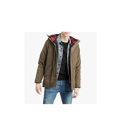 thermore padded parka coat levis